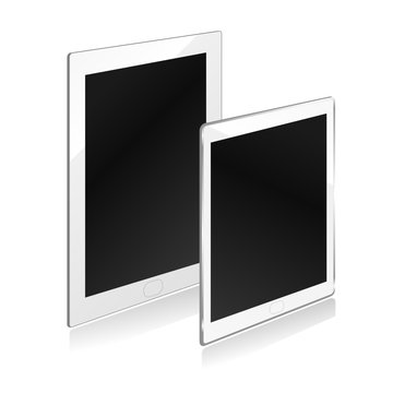 White Tablet Perspetive
