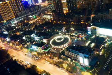 Bird view at Wuhan China