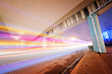 light trails