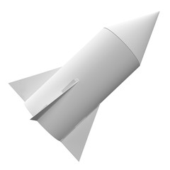 3D Paper Rocket