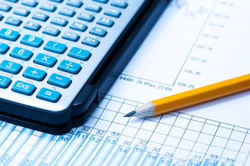 finance Statistical graphs and calculator