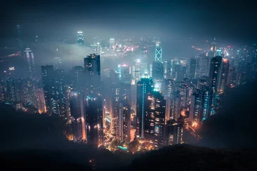 Selbstklebende Fototapete Hong Kong Hongkong