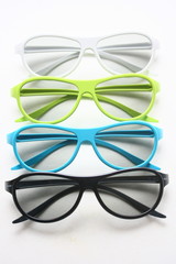 lunettes plastiques 3 d