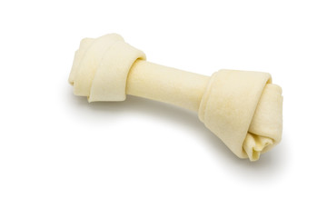 Dog bone isolated on white background