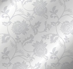 wedding template design, paisley floral pattern , India