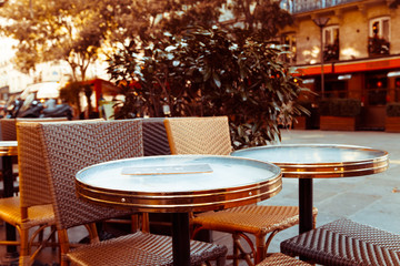 traditional Parisian coffee