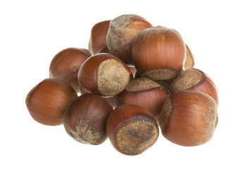 Dried hazelnuts