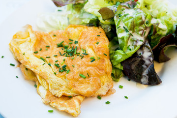 omelet with ham