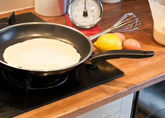 Making pancakes