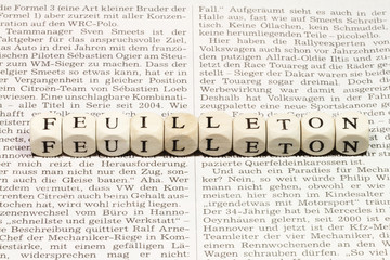 Obraz premium Feuilleton