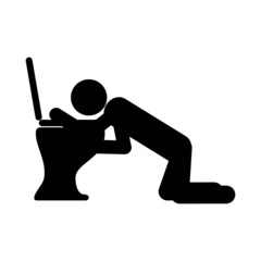 figur übergeben ins klo I