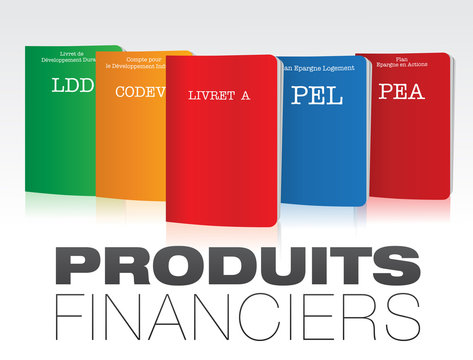 les produits financiers PEA, CODEVI, LIVRET A,PEL, LDD,