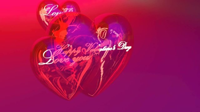 Corazones con textos Dia de San valentin