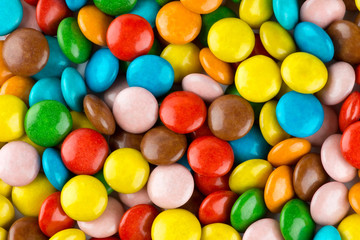 Fototapeta na wymiar Closeup of colorful candies
