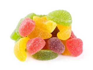 Printed kitchen splashbacks Sweets Close-up of colorful jelly candies