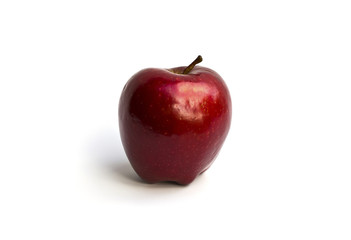 Red apple Isolated on white background
