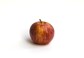 Red apple Isolated on white background