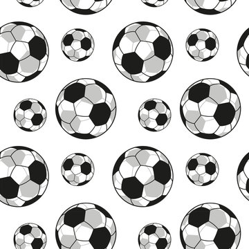 Seamless Football Repeating Background