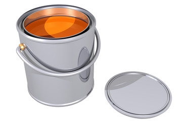 Full paint can and cover (3D)