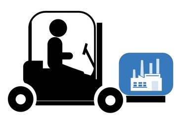 Délocalisation, usine en livraison