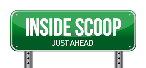 Inside Scoop Green Road Sign