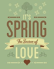 Spring Love Fun et Divertissement Carte de vœux