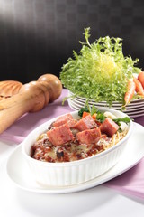 スパムチーズパスタ