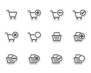 ecommerce icons stickers