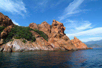 paysage de la réserve de Scandola