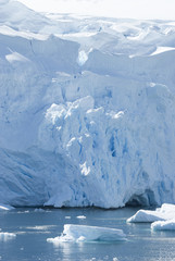 Fototapeta na wymiar Lądolód Antarktydy.