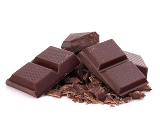 Chopped chocolate  bars