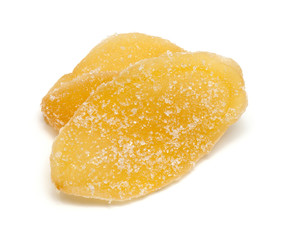 dried ginger in sugar