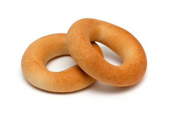 bagels isolated on white background