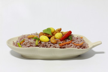 Chinese Cuisine - Fried Rice with Vegetables