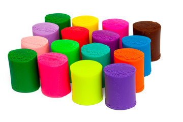 colorful plasticine