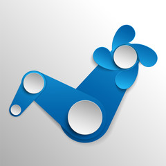 Paper vector background