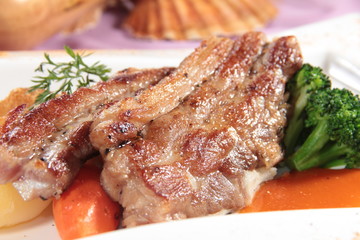 豚ステーキ
