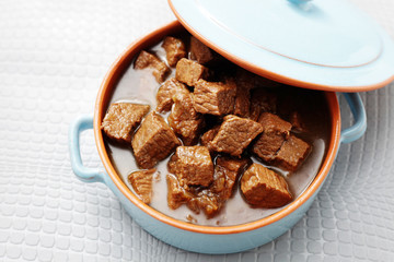 goulash with beef and beer