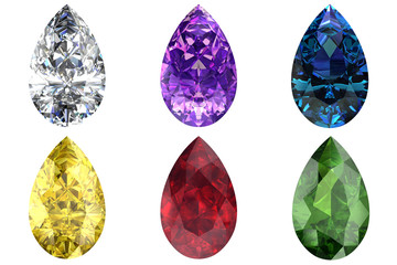 Set of gems