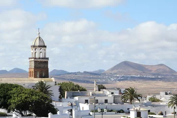 Foto auf Acrylglas View on Teguise, Lanzarote. Canary Islands, Spain © kuvona