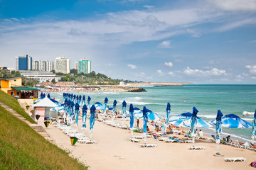 Beautiful Neptun beach in summer, Romania. © Aleksandar Todorovic