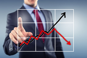 Man with Chart