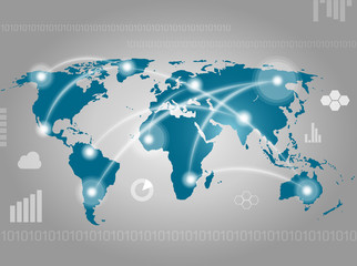 Naklejka premium New technology