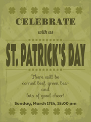 St. Patrick's Day Party Invitation