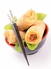 isolated spring roll