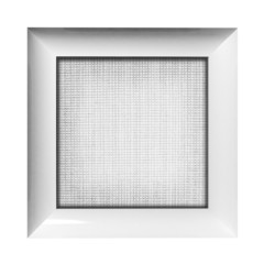 White frame isolated on white