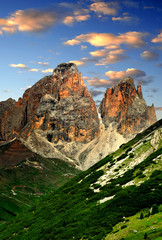 Sassolungo ,Val di Fassa, Italy Alps