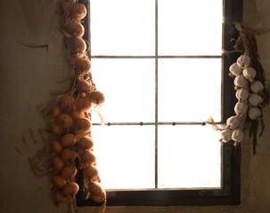 WIndow inside rural house