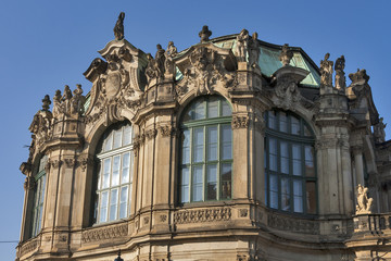 Fototapeta na wymiar Zwinger palace in Dresden, Germany.