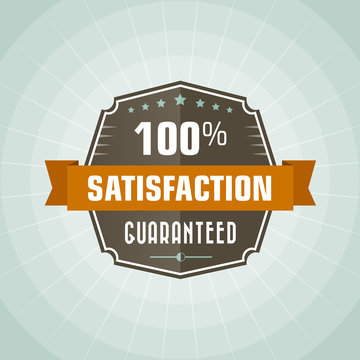 100 percent satisfaction